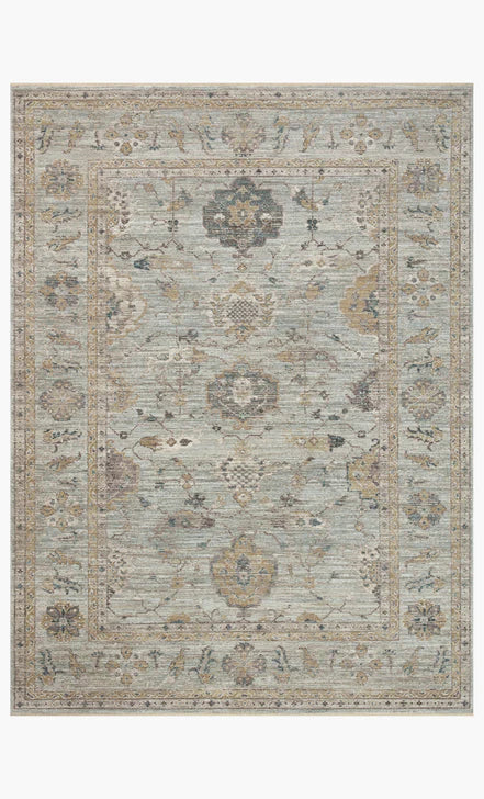 MIE-02 MH MILLIE SKY/GOLD 7.10X7.10 ROUND RUG