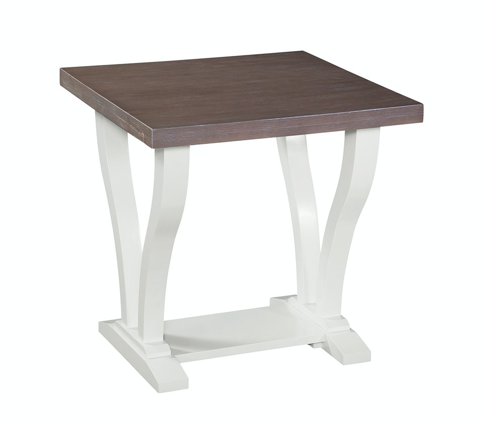 OT76-621E LACASA END TABLE SESAME & CHALK
