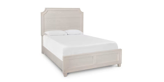 2968-H166/F169/R169 VENTURA KING PANEL BED WHITE