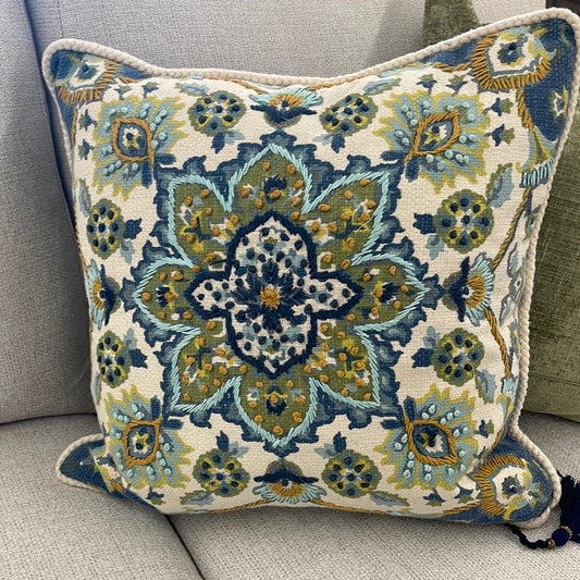 Cynthia Rowley Pillow - Blue/Green
