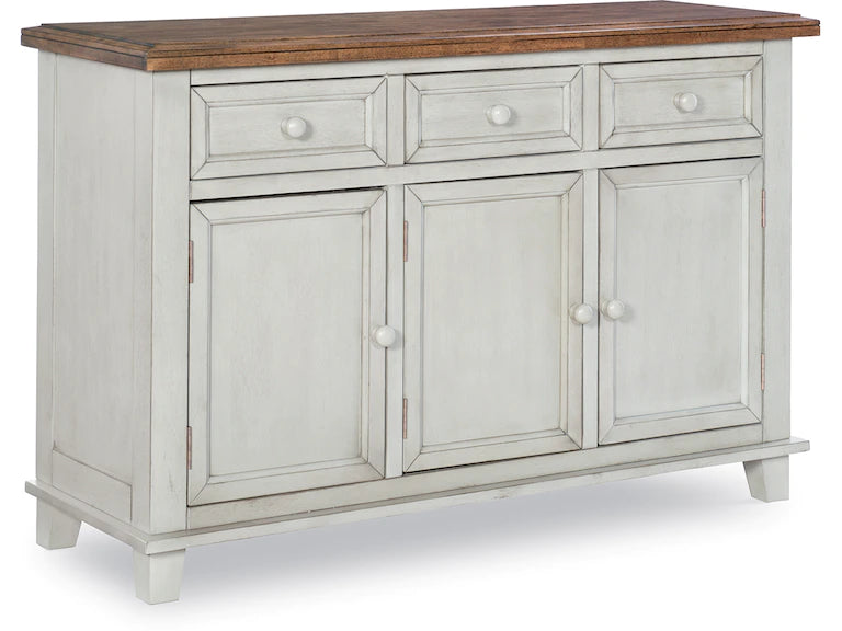 B79-14AB VISTA BUFFET HICKORY/SHELL