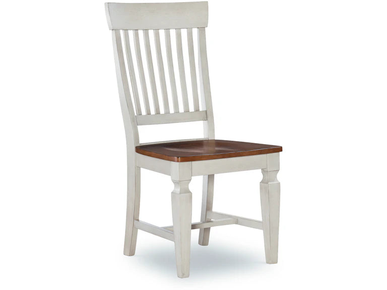 C179-65B VISTA SLATBACK CHAIR HICKORY/SHELL