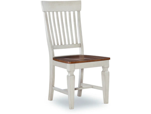 C179-65B VISTA SLATBACK CHAIR HICKORY/SHELL