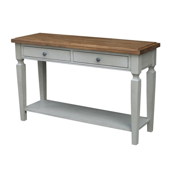 OT41-15S VISTA SOFA TABLE HICKORY/STONE