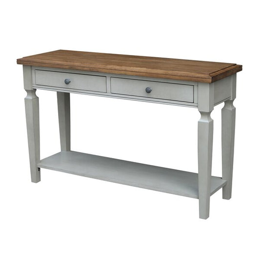 OT41-15S VISTA SOFA TABLE HICKORY/STONE