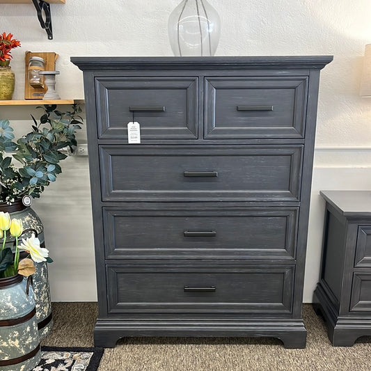BD105-3005 SUMMIT 5 DRAWER CHEST HEATHER GRAY