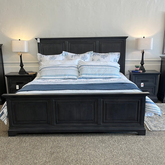 BD105-301KH/301KF/301KR SUMMIT KING PANEL BED HEATHER GRAY